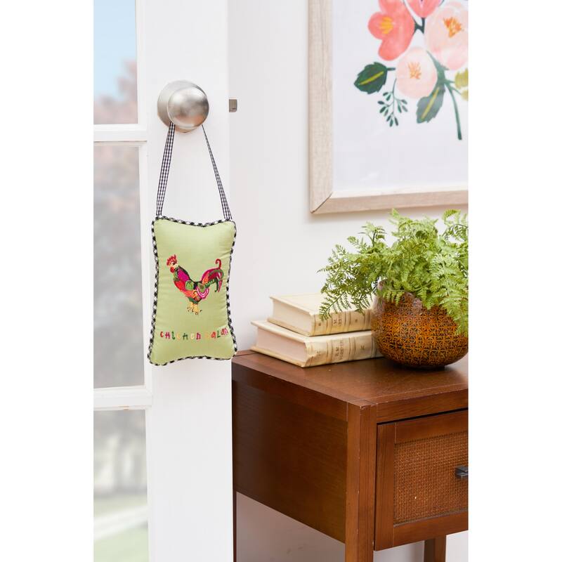 Chicken Salad Embroidered Small/Petite Accent Pillow
