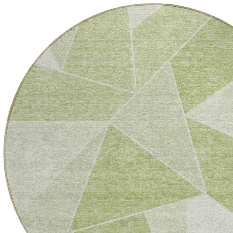 HomeRoots Geometric Transitional Rectangle Outdoor Rug