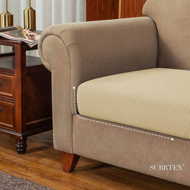 Subrtex Stretch Separate Sofa Cushion Slipcovers (1/2/3 PCS)