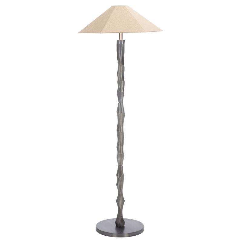 SAFAVIEH Lighting Delphi 59-Inch Metal Floor Lamp - 22"W x 22"D x 59"H
