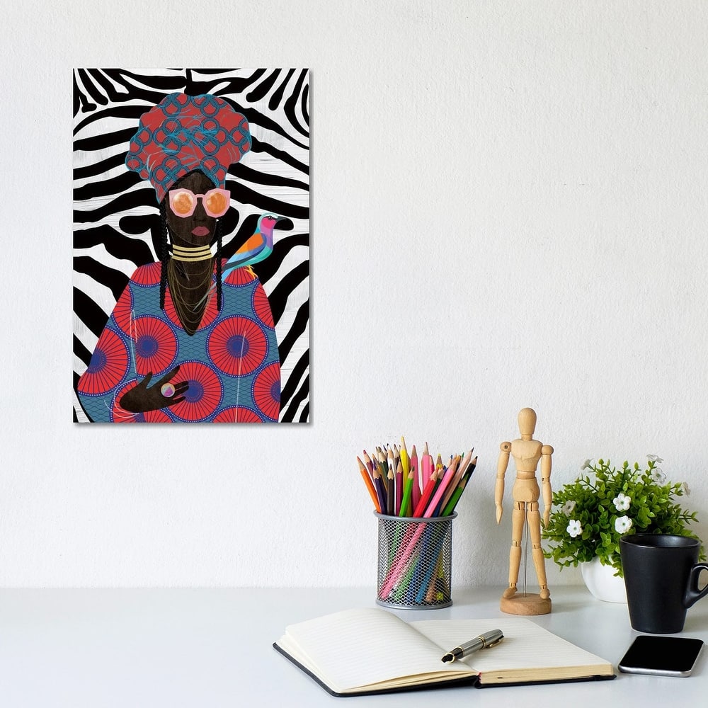 iCanvas "Modern Turban Queen II" by Nikki Chu Canvas Print