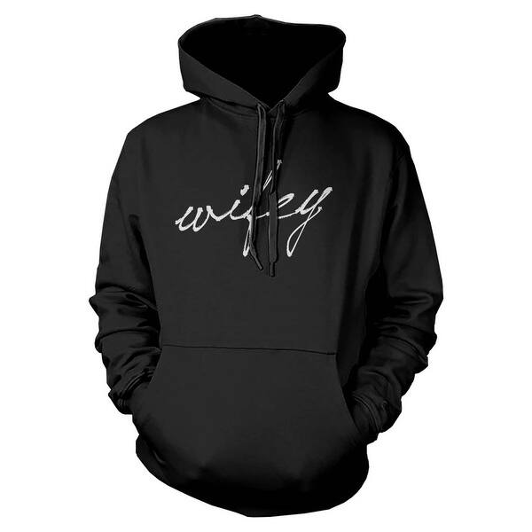 Shop Hubby And Wifey Cute Couple Hoodies Funny Matching Outfit For