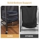 preview thumbnail 6 of 5, 2-Section Rolling Laundry Basket Hamper Cart with Wheels