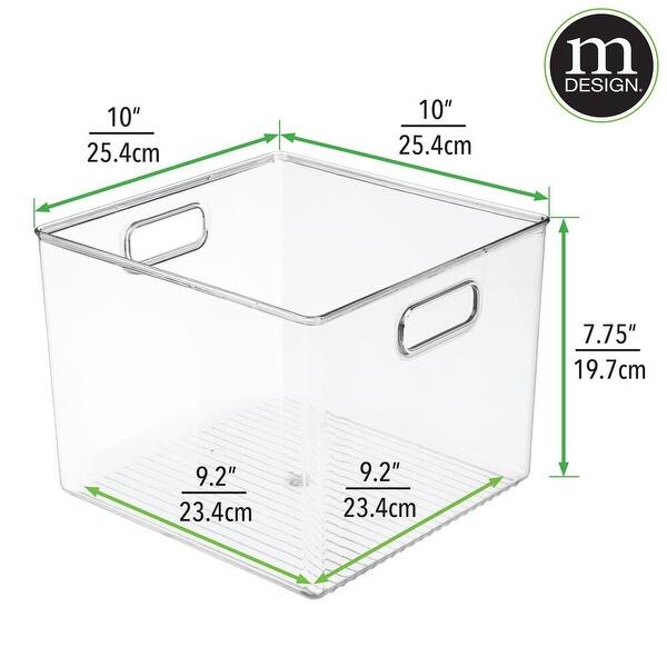 mDesign Plastic Kitchen Food Storage Organizer Bin - 8 Pack - Bed Bath ...