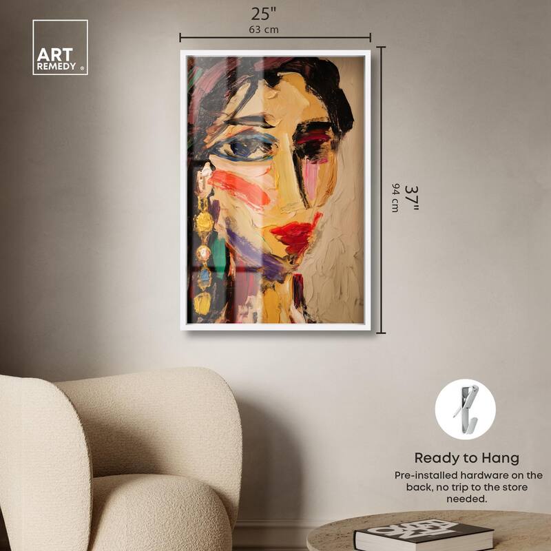 Colorful Expression I Shadowbox by Art Remedy