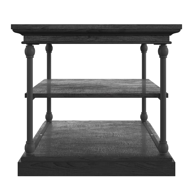 Barnstone Cornice Accent Storage Side Table by iNSPIRE Q Artisan