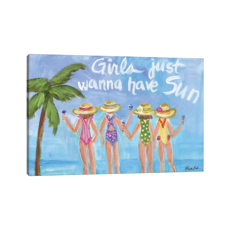 iCanvas "Girls In The Sun" by Brenda Bush Canvas Print