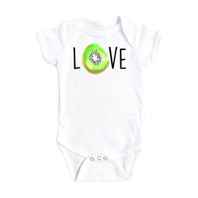 Kiwi Love - Baby Boy Girl Clothes Infant Bodysuit Funny Cute Newborn