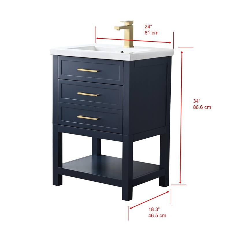 Sudio Design Arlo 24" Single Bathroom Vanity