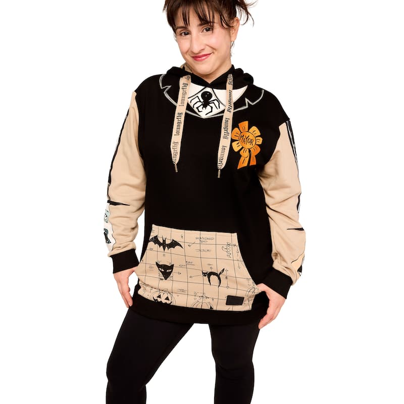 The Nightmare Before Christmas Mayor Cosplay Glow Unisex Hoodie