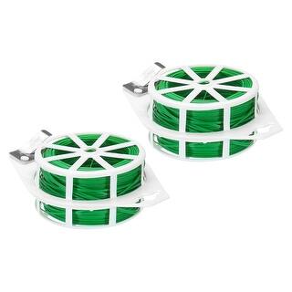 200 X Green Garden Twist Ties | Versatile Plastic Ties For Home And