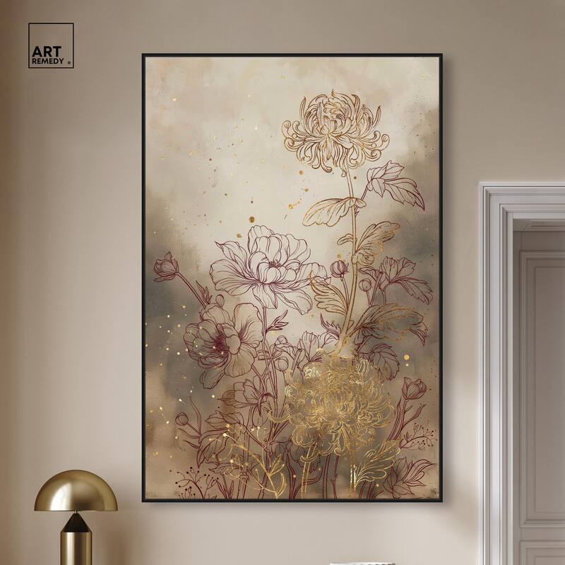 Flourishing Canvas by Art Remedy
