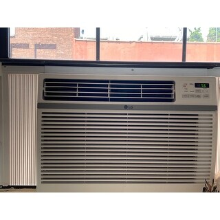 Shop Lg Lw1516er 15 000 Btu Window Air Conditioner Refurbished White Overstock 16935882