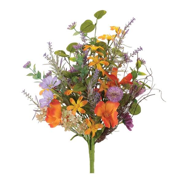 Mixed Wildflower Floral Bush (Set of 2) - Bed Bath & Beyond - 44090263
