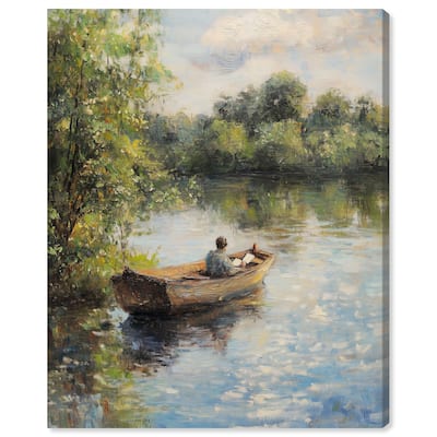 Lost in Thought Canvas by Art Remedy, Gallery Wrapped