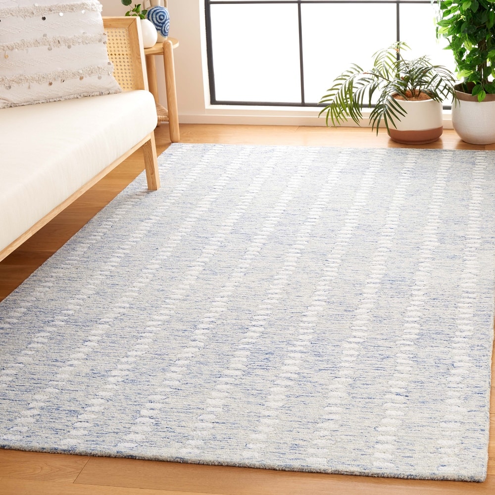 SAFAVIEH Handmade Abstract Efterpi Contemporary Wool Rug