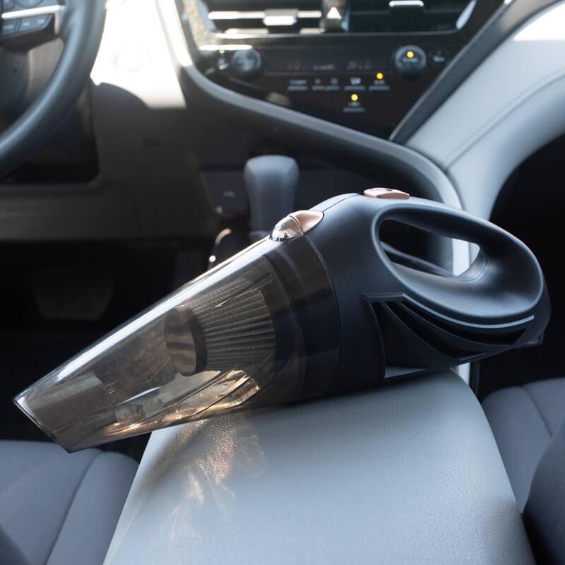 Car Vacuum - 12V High-Powered Handheld Vacuum - 16ft AUX Power Cord and Travel Case Included - Car Accessories by Stalwart