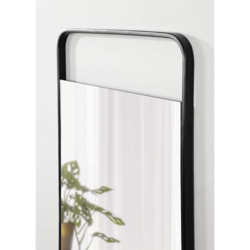 Kate and Laurel Nobles Radius Corner Framed Mirror