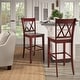 preview thumbnail 4 of 16, Ronda X-Back Bar Height Chairs (Set of 2)
