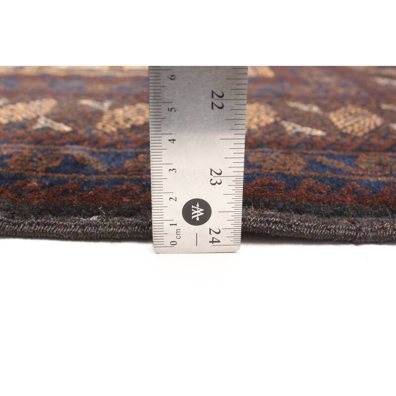 ECARPETGALLERY Hand-knotted Teimani Brown Wool Rug - 2'11 x 4'11