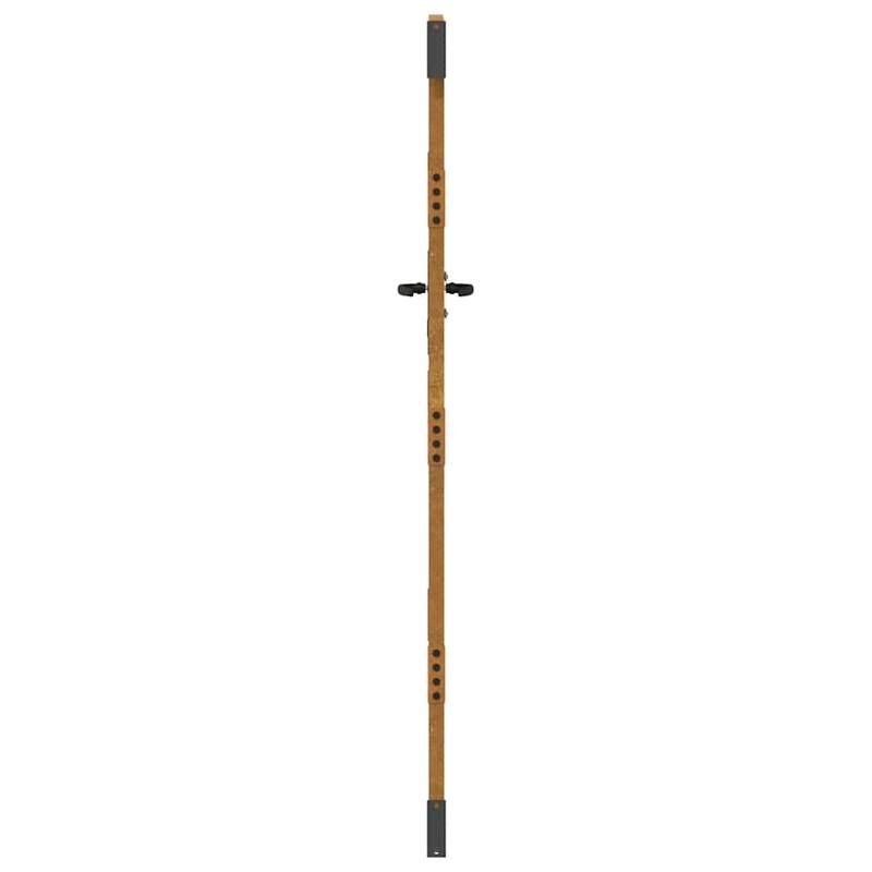 vidaXL Garden Gate 33.5x68.9" Corten Steel Square Design - 33.5 x 1.2 x 68.9"