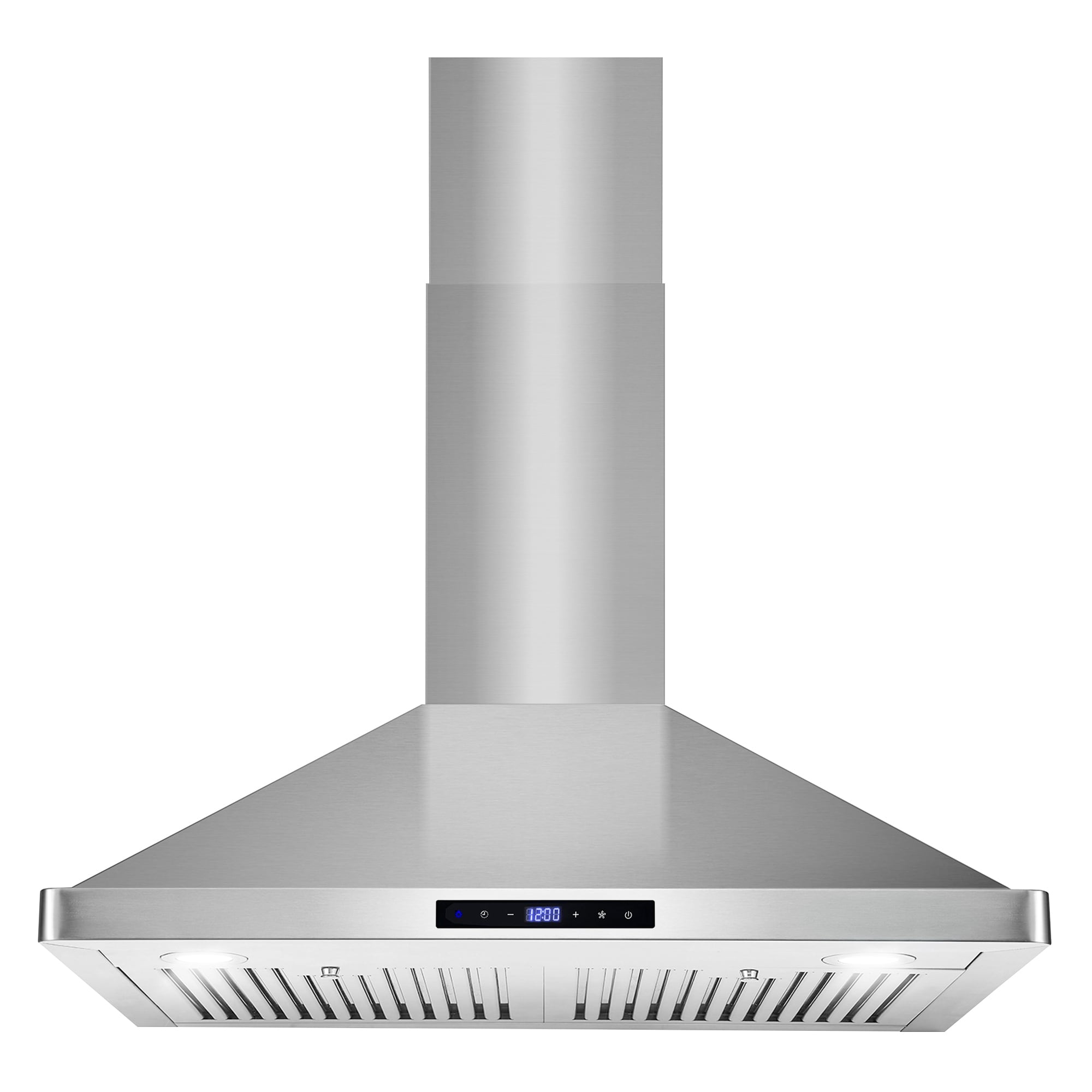 Cosmo 30 in. Ducted Wall Mount Range Hood in Stainless Steel with Soft  Touch Controls, Permanent Filters and LED Lights