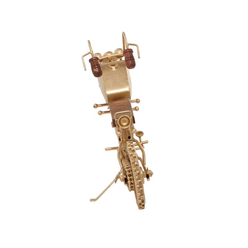 Black Metal Motorcycle Decorative Sculpture