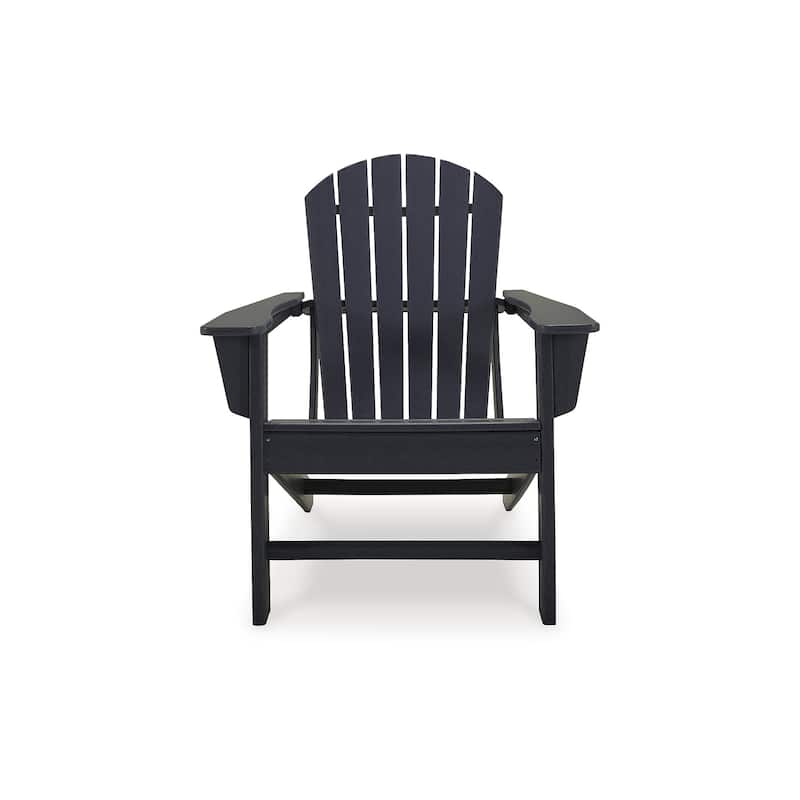 Signature Design by Ashley Sundown Treasure Black Adirondack Chair - 31.25" W x 33.38" D x 38" H