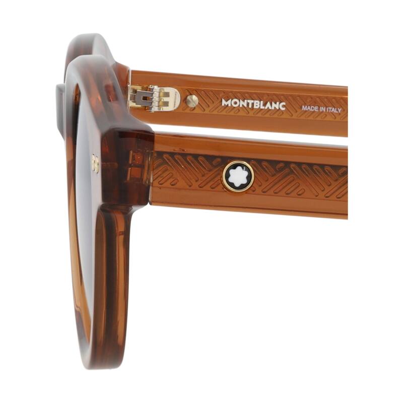 Montblanc Round-Frame Recycled Acetate Sunglasses