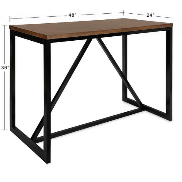 dimension image slide 2 of 2, Kate and Laurel Kaya Counter-height Pub Table - 48x24x36