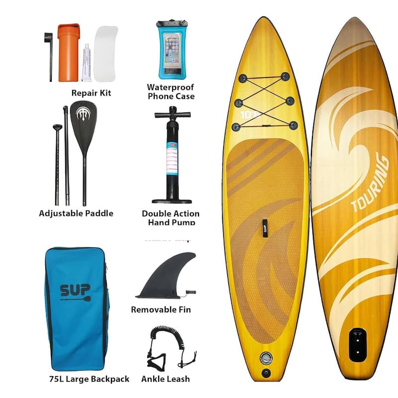 Stable Inflatable Paddle Board for Adults with SUP Accessories