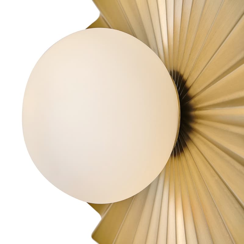 Lark 84393 Stevie 14" Wide Semi-Flush Globe Ceiling Fixture