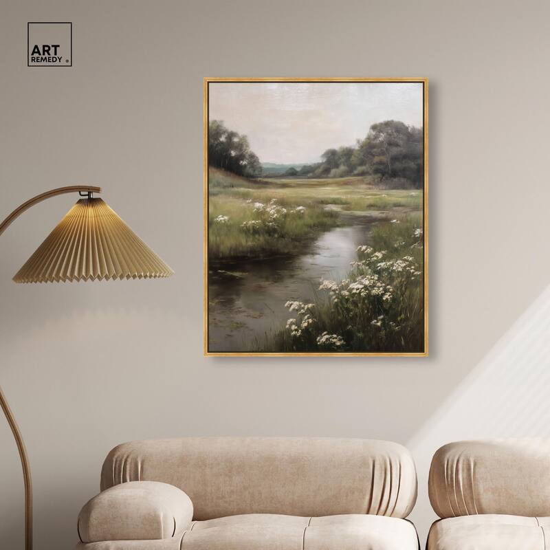 Quiet Waters Canvas by Art Remedy