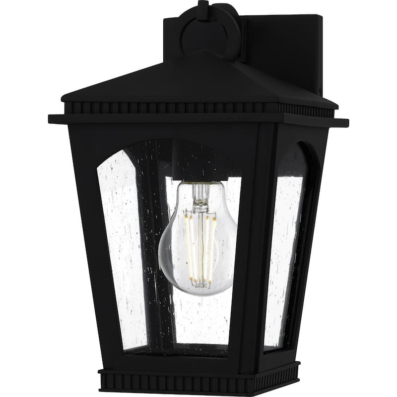 Earth Black Outdoor Wall Lantern from the Huck Collection