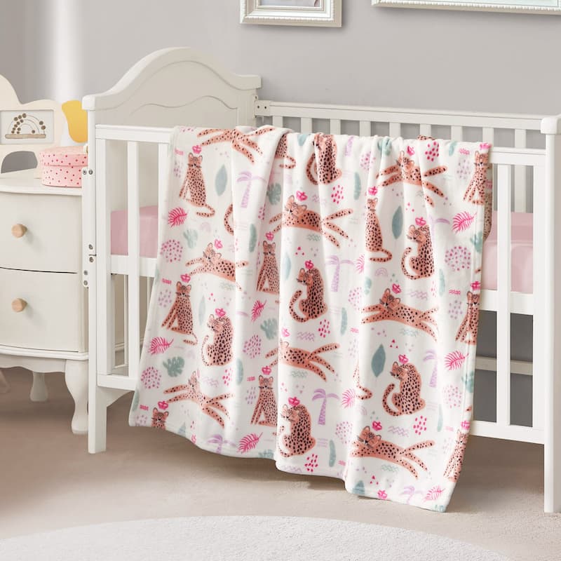 Juicy Couture Plush Baby Throw Blankets