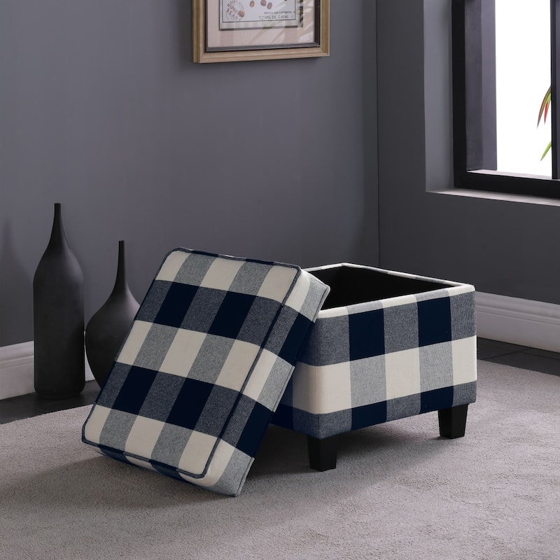 Carson Carrington Birkerod Square Lift-off Storage Ottoman