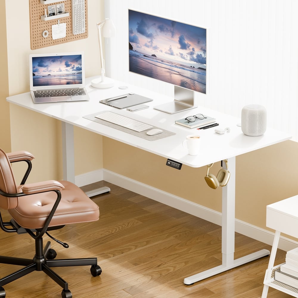Electric Standing Desk, Height Adjustable Desk with LED Display