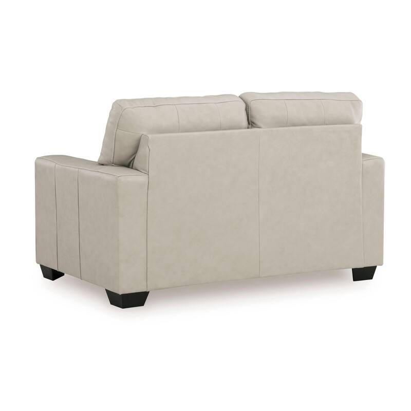 Roundhill Furniture Holmes Leather 2-Piece Living Room Set