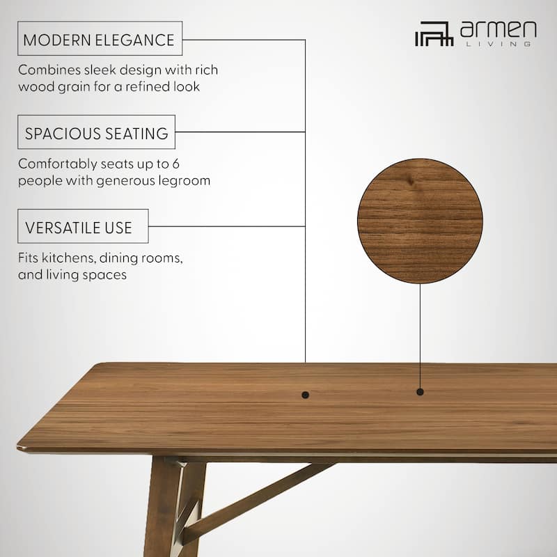 Channell Wood Dining Table
