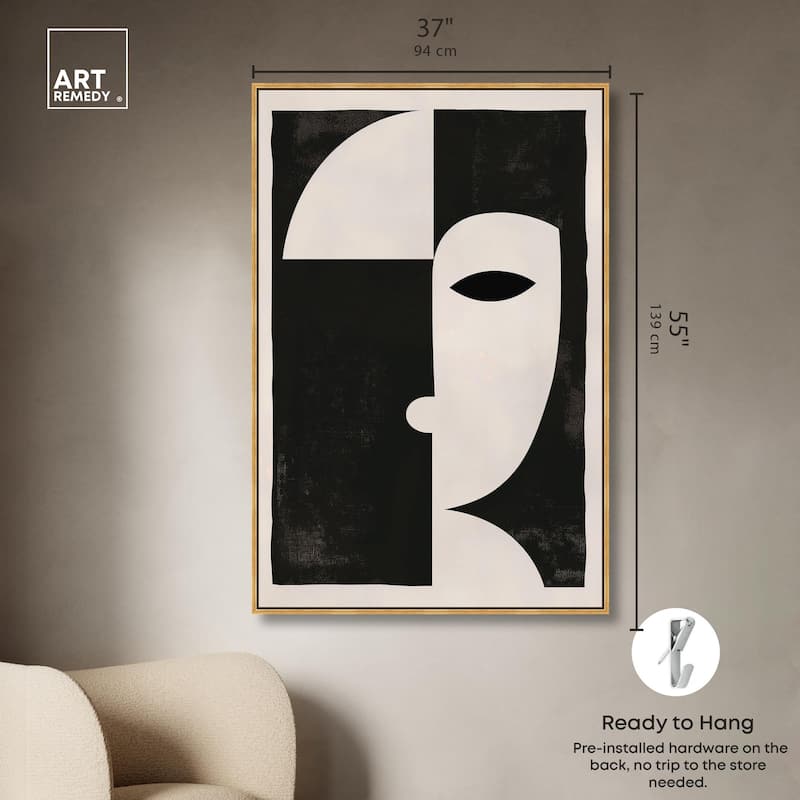 The Mask II Canvas by Art Remedy