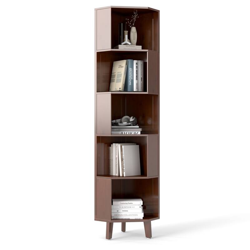 Corner Shelf, Multi-layer Corner Bookshelf, Bookcase, Display Rack
