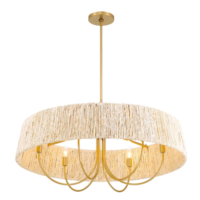 Minka Lavery 3606 Hellia 6 Light 36" Wide Multi Light Pendant