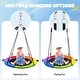 preview thumbnail 16 of 22, Trekassy 700lbs 40" Round Tree Swing with Handles for Kids 900D Oxford Waterproof 2pcs Tree Hanging Straps