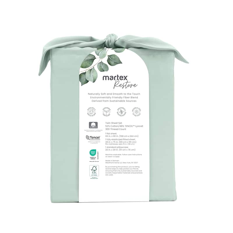 Martex Restore 300 Thread Count Sheet Set
