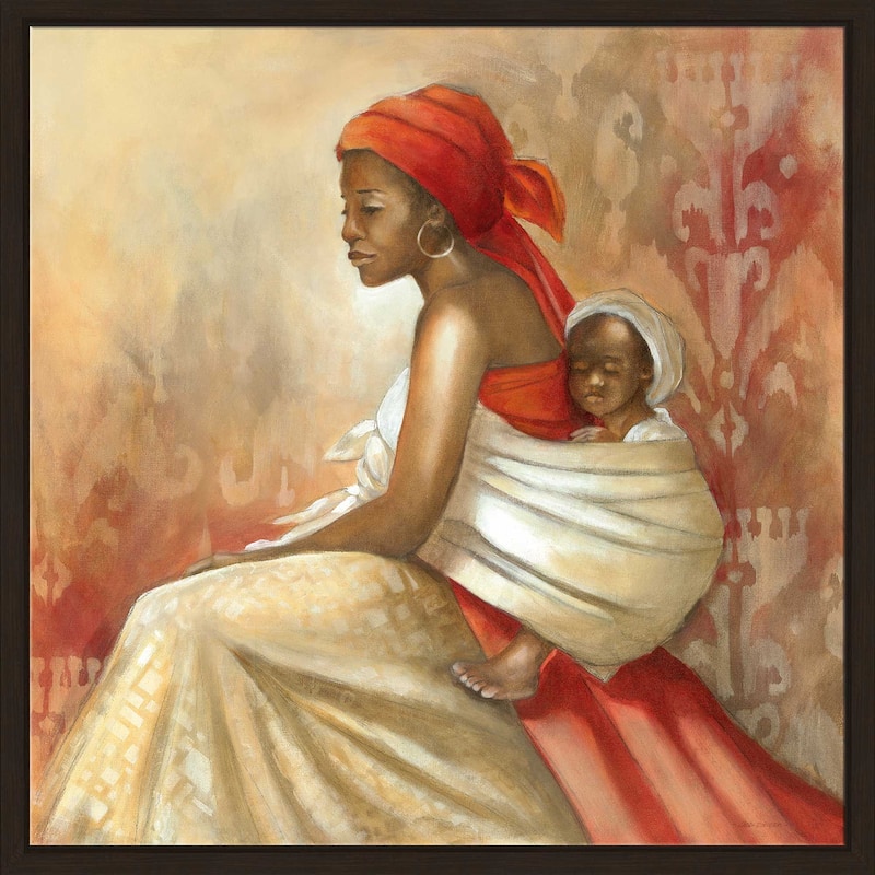 "Beauty of Love II" by Carol Robinson Print on Floating Canvas