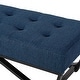 preview thumbnail 19 of 28, Ursa Contemporary Fabric Ottoman Bench by Christopher Knight Home