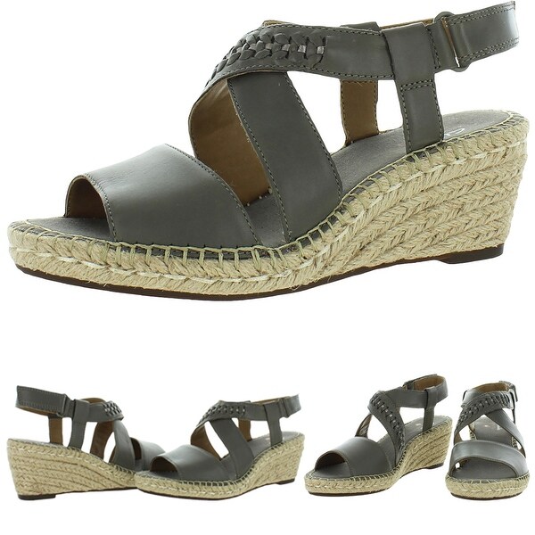Unstructured by Clarks Petrina Bay Women's Leather Strappy Wedge ...