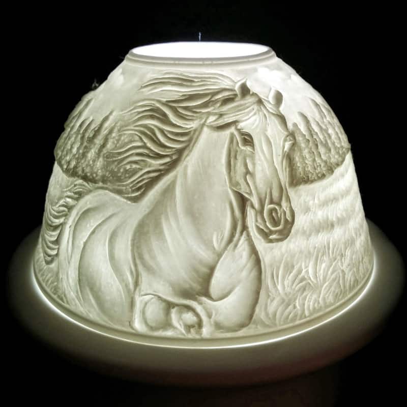 Horses In The Meadows Dome Light