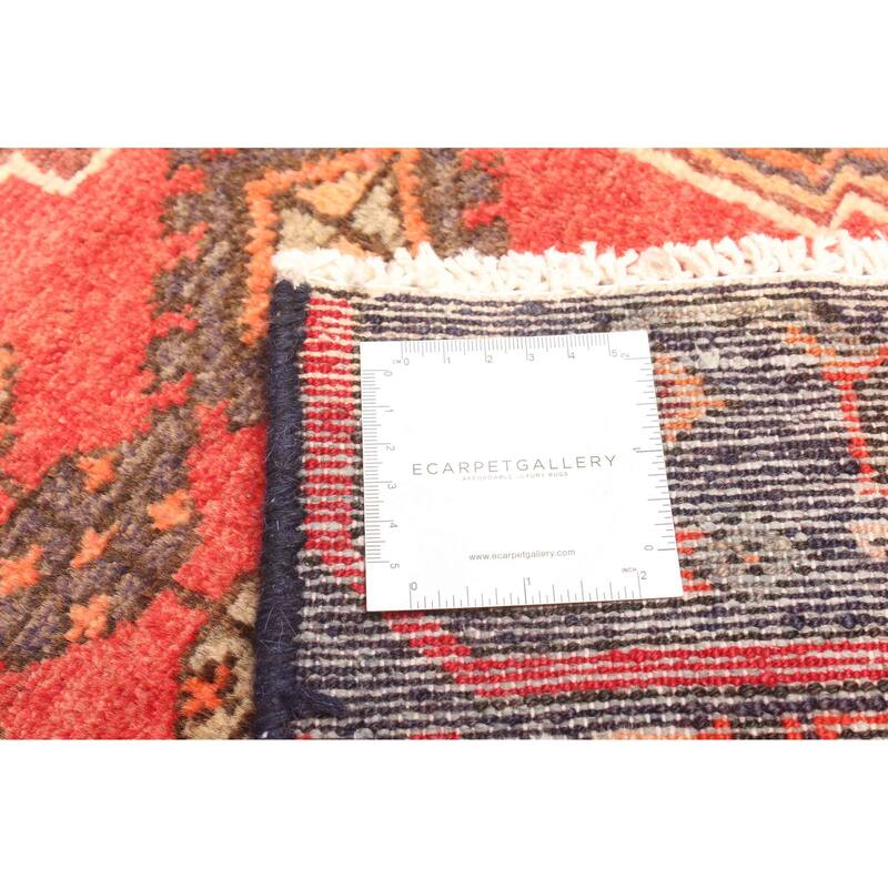 ECARPETGALLERY Hand-knotted Andelz Red Wool Rug - 3'10 x 6'3