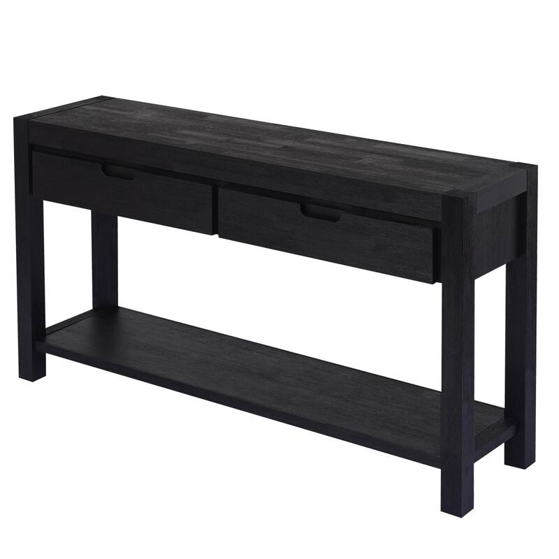 Console Table with 2 Drawers and 1 Shelf